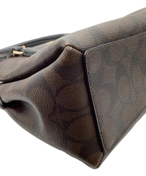 COACH（コーチ）COACH (コーチ) COACH　シグネチャー　2WAYバッグ ブラウンの古着・服飾アイテム