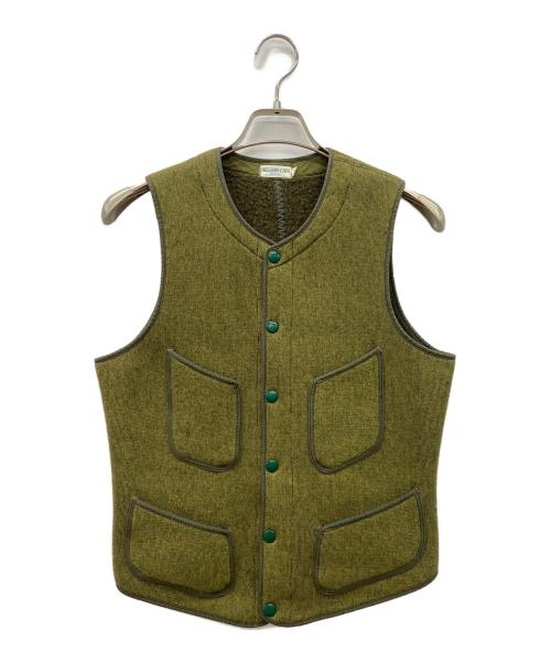 Heller's cafe（ヘラーズカフェ）HELLER'S CAFE (ヘラーズカフェ) ベスト オリーブ サイズ:36の古着・服飾アイテム