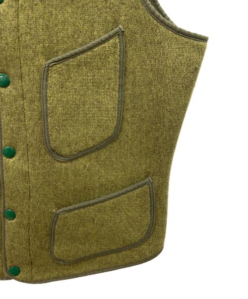 Heller's cafe（ヘラーズカフェ）HELLER'S CAFE (ヘラーズカフェ) ベスト オリーブ サイズ:36の古着・服飾アイテム