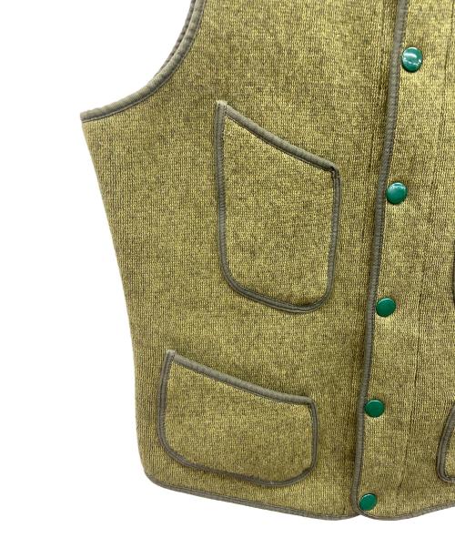 Heller's cafe（ヘラーズカフェ）HELLER'S CAFE (ヘラーズカフェ) ベスト オリーブ サイズ:36の古着・服飾アイテム