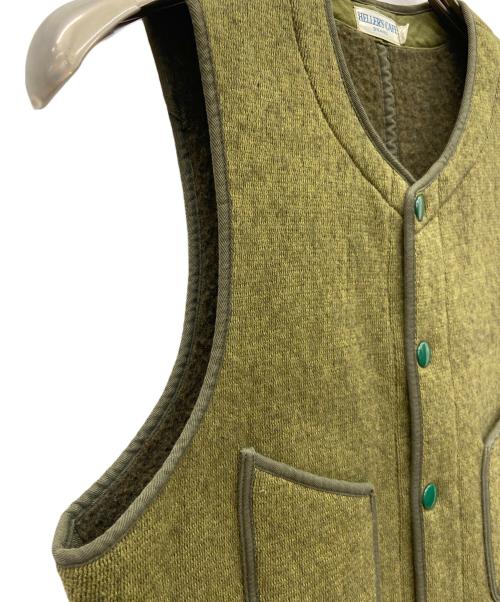 Heller's cafe（ヘラーズカフェ）HELLER'S CAFE (ヘラーズカフェ) ベスト オリーブ サイズ:36の古着・服飾アイテム