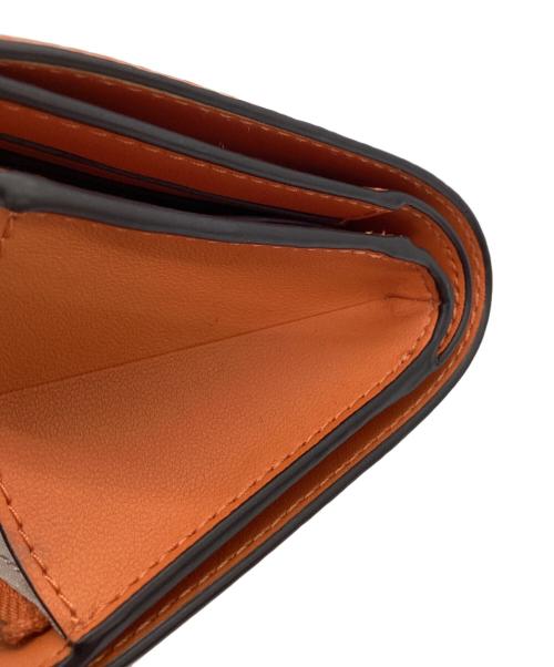 Kate Spade（ケイトスペード）Kate Spade (ケイトスペード) Kate Spade　レナ ミディアム コンパクト バイフォールド ウォレット オレンジの古着・服飾アイテム