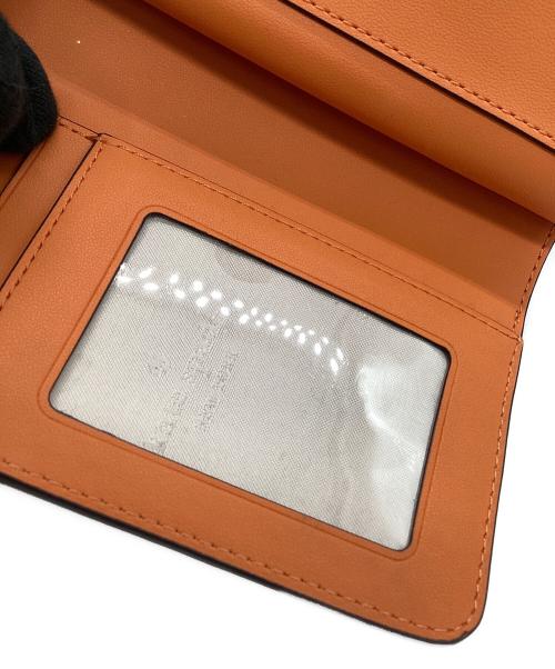 Kate Spade（ケイトスペード）Kate Spade (ケイトスペード) Kate Spade　レナ ミディアム コンパクト バイフォールド ウォレット オレンジの古着・服飾アイテム