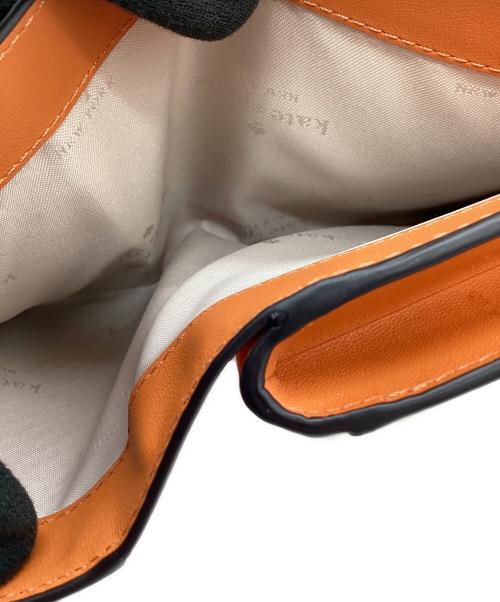 Kate Spade（ケイトスペード）Kate Spade (ケイトスペード) Kate Spade　レナ ミディアム コンパクト バイフォールド ウォレット オレンジの古着・服飾アイテム