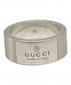 GUCCIグッチ）の古着「GUCCI　シルバーリング」