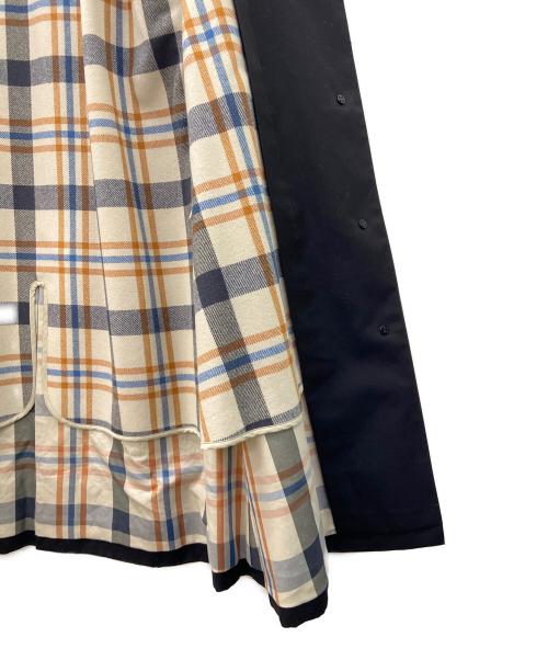 SANYO（サンヨー）SANYO (サンヨー) ステンカラーコート ネイビー サイズ:36の古着・服飾アイテム