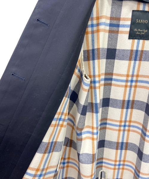 SANYO（サンヨー）SANYO (サンヨー) ステンカラーコート ネイビー サイズ:36の古着・服飾アイテム