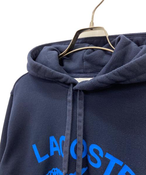 LACOSTE（ラコステ）LACOSTE (ラコステ) プルオーバーパーカー ネイビー×ブルー サイズ:3の古着・服飾アイテム