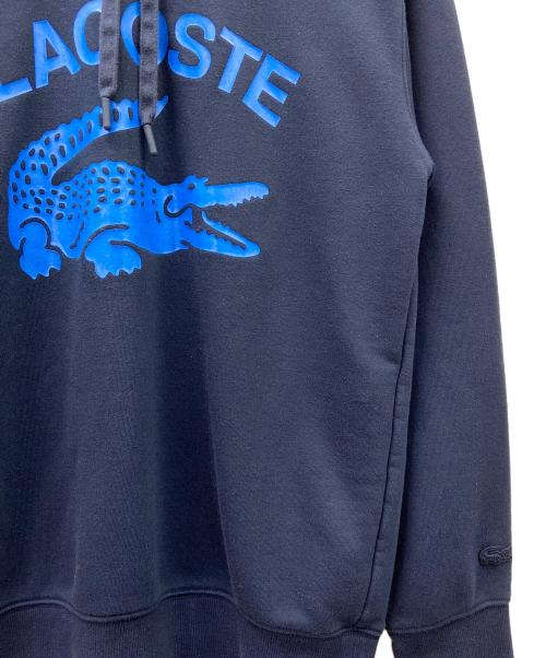 LACOSTE（ラコステ）LACOSTE (ラコステ) プルオーバーパーカー ネイビー×ブルー サイズ:3の古着・服飾アイテム