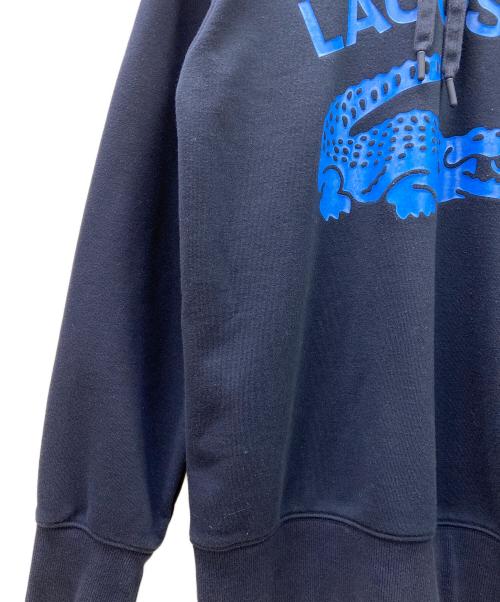 LACOSTE（ラコステ）LACOSTE (ラコステ) プルオーバーパーカー ネイビー×ブルー サイズ:3の古着・服飾アイテム