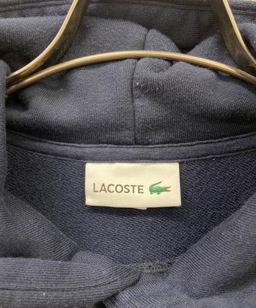 LACOSTE（ラコステ）LACOSTE (ラコステ) プルオーバーパーカー ネイビー×ブルー サイズ:3の古着・服飾アイテム
