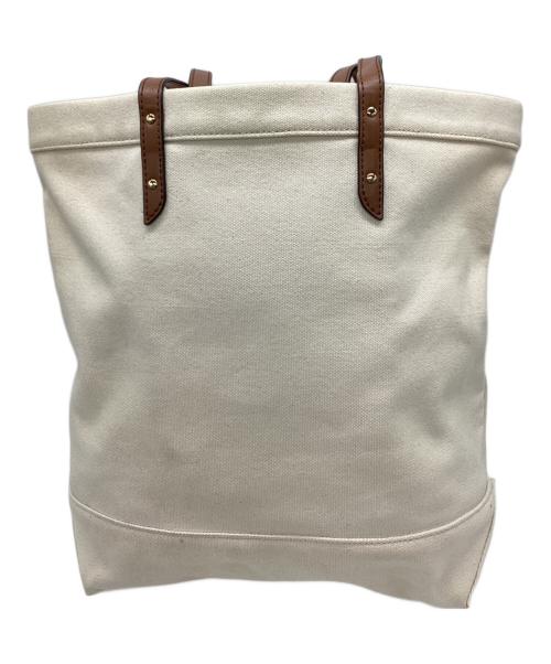 MICHAEL KORS（マイケル・コース）MICHAEL KORS (マイケル・コース) MICHAEL KORS　トートバッグ アイボリー×ブラウンの古着・服飾アイテム