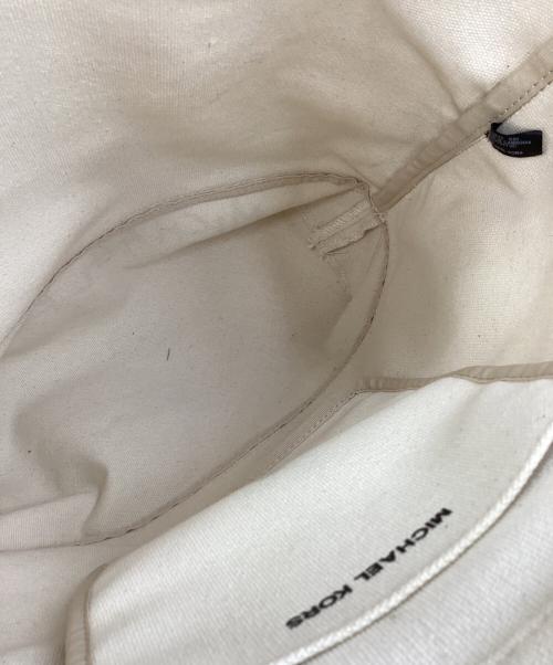 MICHAEL KORS（マイケル・コース）MICHAEL KORS (マイケル・コース) MICHAEL KORS　トートバッグ アイボリー×ブラウンの古着・服飾アイテム
