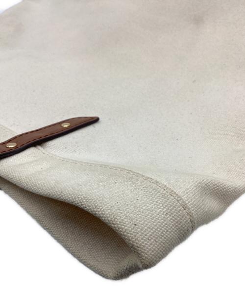 MICHAEL KORS（マイケル・コース）MICHAEL KORS (マイケル・コース) MICHAEL KORS　トートバッグ アイボリー×ブラウンの古着・服飾アイテム