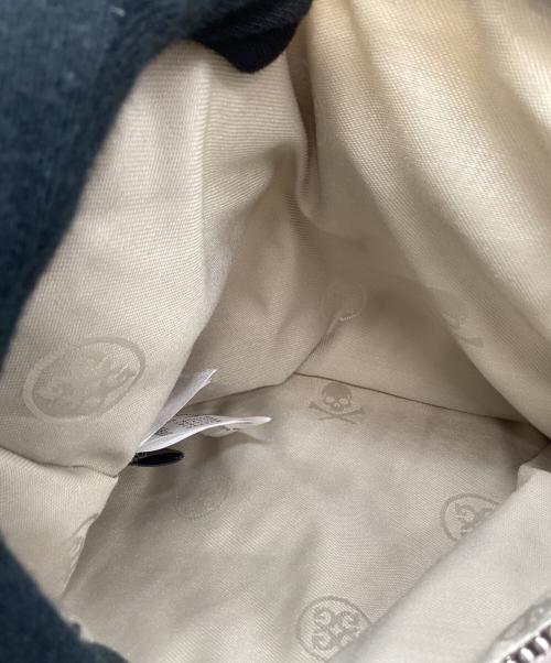 G/FORE（ジーフォア）G/FORE (ジーフォア) G/FORE　ファーカートバッグ ホワイト×ブラックの古着・服飾アイテム