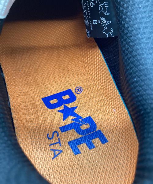 A BATHING APE（ア ベイシング エイプ）A BATHING APE (ア ベイシング エイプ) A BATHING APE　BAPE SK8 STA＃1　スニーカー オレンジ×ベージュ サイズ:26ｃｍの古着・服飾アイテム