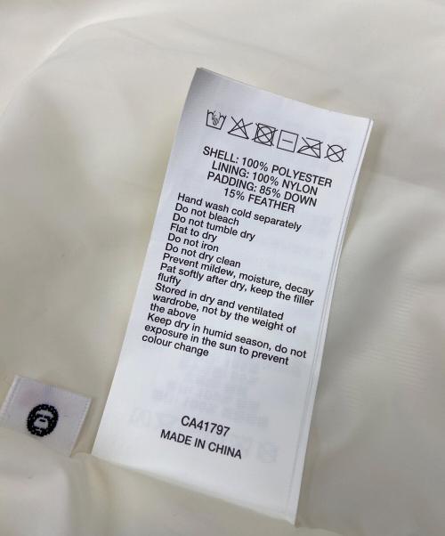 Aape BY A BATHING APE（エーエイプ バイ アベイシングエイプ）AAPE BY A BATHING APE (エーエイプ バイ アベイシングエイプ) ダウンジャケット アイボリー サイズ:Mの古着・服飾アイテム
