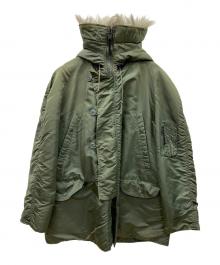 ALPHA（アルファ）の古着「N-3Bタイプコート」｜グリーン