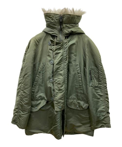 ALPHA（アルファ）ALPHA (アルファ) N-3Bタイプコート グリーン サイズ:Lの古着・服飾アイテム