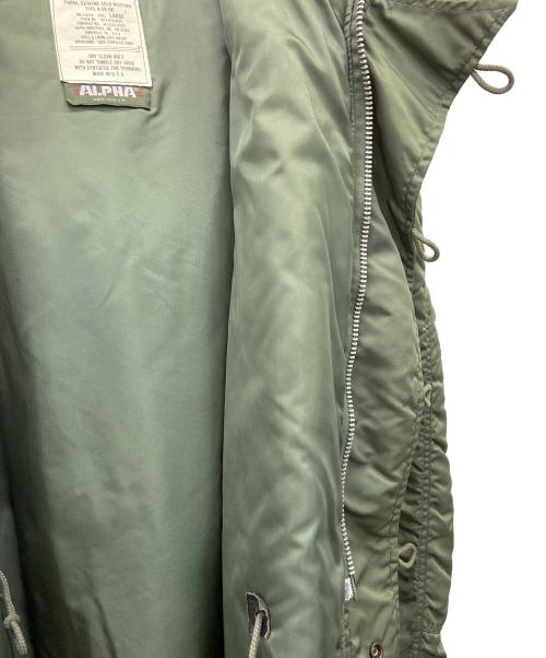 ALPHA（アルファ）ALPHA (アルファ) N-3Bタイプコート グリーン サイズ:Lの古着・服飾アイテム
