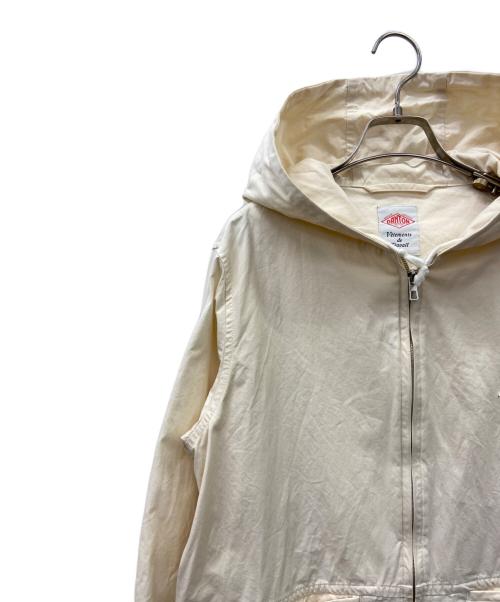 DANTON（ダントン）DANTON (ダントン) DANTON　ハイカウントダック ジップフーディー ジャケット ベージュ サイズ:36の古着・服飾アイテム