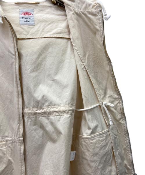 DANTON（ダントン）DANTON (ダントン) DANTON　ハイカウントダック ジップフーディー ジャケット ベージュ サイズ:36の古着・服飾アイテム