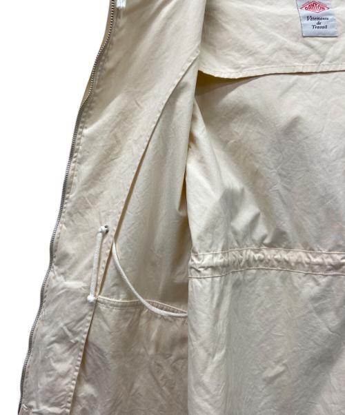 DANTON（ダントン）DANTON (ダントン) DANTON　ハイカウントダック ジップフーディー ジャケット ベージュ サイズ:36の古着・服飾アイテム