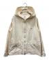 DANTON（ダントン）の古着「DANTON　ハイカウントダック ジップフーディー ジャケット」｜ベージュ