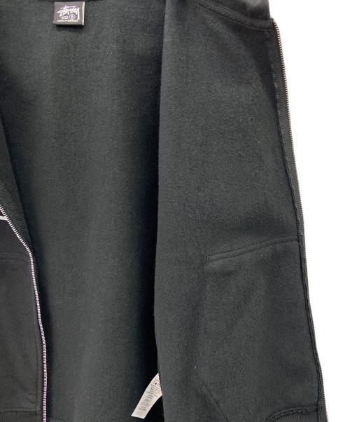 stussy（ステューシー）stussy (ステューシー) ジップパーカー ブラック サイズ:Sの古着・服飾アイテム