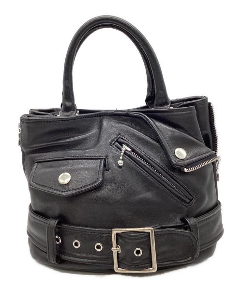 JOHNNY WOLF（ジョニーウルフ）JOHNNY WOLF (ジョニーウルフ) JOHNNY WOLF　Buffalo Bobs　ライダースマイクロバッグ　ハンドバッグ ブラックの古着・服飾アイテム