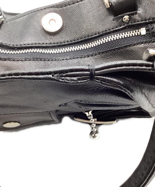 JOHNNY WOLF（ジョニーウルフ）JOHNNY WOLF (ジョニーウルフ) JOHNNY WOLF　Buffalo Bobs　ライダースマイクロバッグ　ハンドバッグ ブラックの古着・服飾アイテム