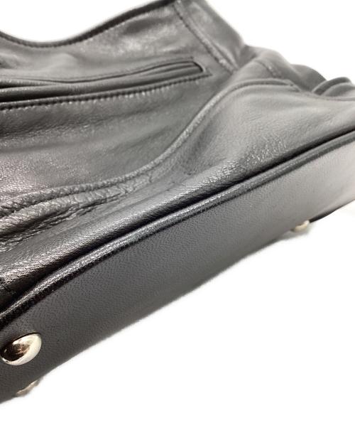 JOHNNY WOLF（ジョニーウルフ）JOHNNY WOLF (ジョニーウルフ) JOHNNY WOLF　Buffalo Bobs　ライダースマイクロバッグ　ハンドバッグ ブラックの古着・服飾アイテム