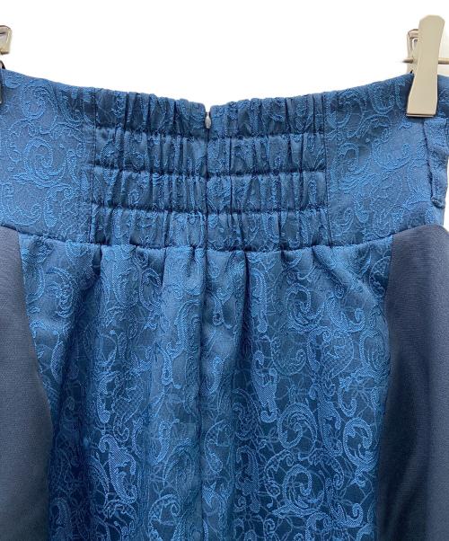 HARE（ハレ）HARE (ハレ) ADO (アド) プリーツレイヤースカート ブルー×レッド サイズ:FREEの古着・服飾アイテム