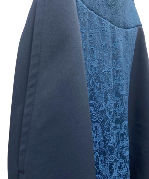 HARE（ハレ）HARE (ハレ) ADO (アド) プリーツレイヤースカート ブルー×レッド サイズ:FREEの古着・服飾アイテム