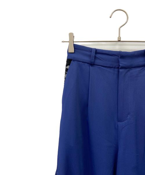 HARE（ハレ）HARE (ハレ) Ado (アド) サイドジャガードキリカエパンツ ブルー サイズ:FREEの古着・服飾アイテム