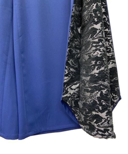 HARE（ハレ）HARE (ハレ) Ado (アド) サイドジャガードキリカエパンツ ブルー サイズ:FREEの古着・服飾アイテム