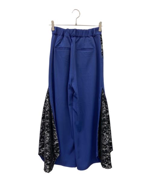 HARE（ハレ）HARE (ハレ) Ado (アド) サイドジャガードキリカエパンツ ブルー サイズ:FREEの古着・服飾アイテム