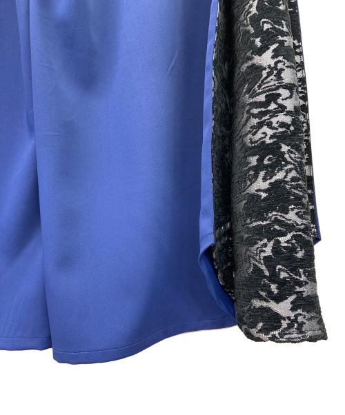 HARE（ハレ）HARE (ハレ) Ado (アド) サイドジャガードキリカエパンツ ブルー サイズ:FREEの古着・服飾アイテム