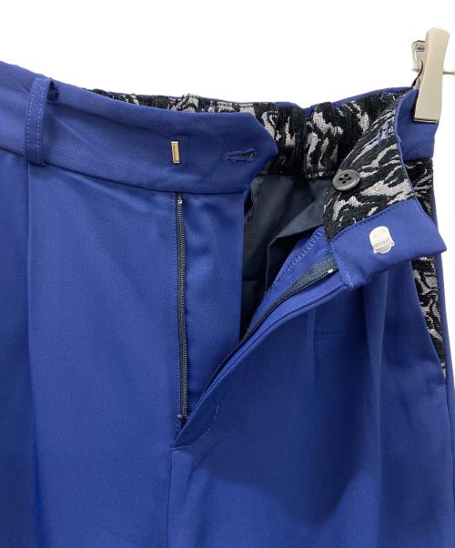 HARE（ハレ）HARE (ハレ) Ado (アド) サイドジャガードキリカエパンツ ブルー サイズ:FREEの古着・服飾アイテム