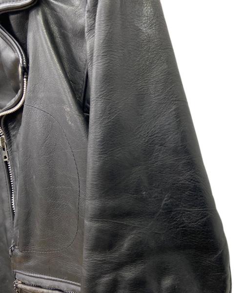 VANSON（バンソン）VANSON (バンソン) レザーライダースジャケット ブラック サイズ:38の古着・服飾アイテム