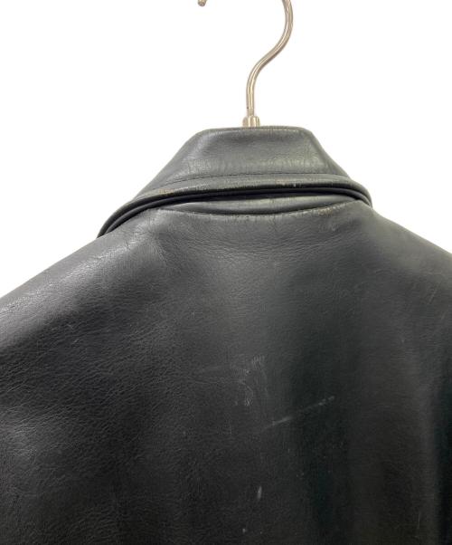 VANSON（バンソン）VANSON (バンソン) レザーライダースジャケット ブラック サイズ:38の古着・服飾アイテム