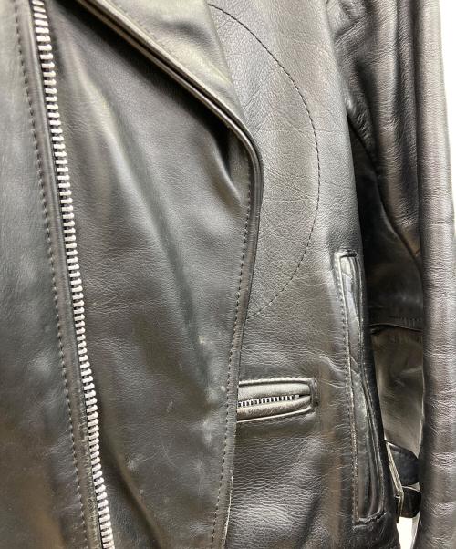 VANSON（バンソン）VANSON (バンソン) レザーライダースジャケット ブラック サイズ:38の古着・服飾アイテム