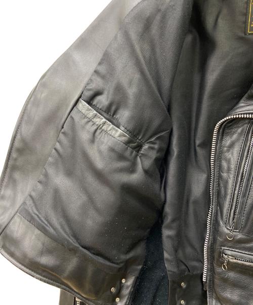 VANSON（バンソン）VANSON (バンソン) レザーライダースジャケット ブラック サイズ:38の古着・服飾アイテム