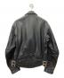 VANSON (バンソン) レザーライダースジャケット ブラック サイズ:38：45000円