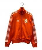 adidas Originalsアディダスオリジナル）の古着「トラックジャケット」｜オレンジ×ホワイト
