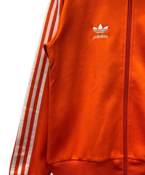 adidas Originals（アディダスオリジナル）adidas originals (アディダスオリジナル) トラックジャケット オレンジ×ホワイト サイズ:2XSの古着・服飾アイテム