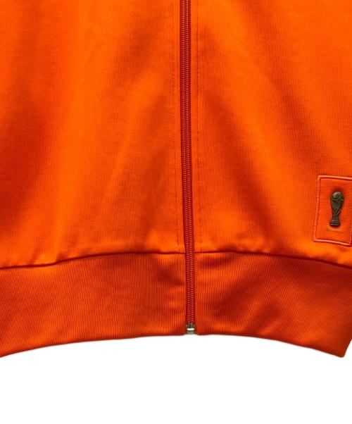 adidas Originals（アディダスオリジナル）adidas originals (アディダスオリジナル) トラックジャケット オレンジ×ホワイト サイズ:2XSの古着・服飾アイテム