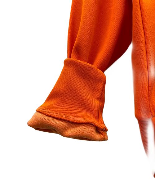 adidas Originals（アディダスオリジナル）adidas originals (アディダスオリジナル) トラックジャケット オレンジ×ホワイト サイズ:2XSの古着・服飾アイテム