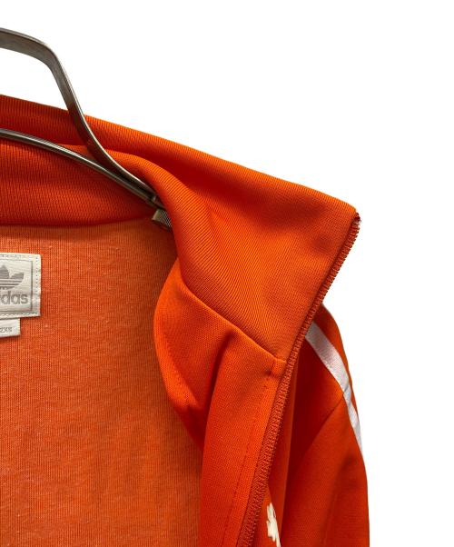 adidas Originals（アディダスオリジナル）adidas originals (アディダスオリジナル) トラックジャケット オレンジ×ホワイト サイズ:2XSの古着・服飾アイテム