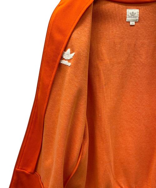 adidas Originals（アディダスオリジナル）adidas originals (アディダスオリジナル) トラックジャケット オレンジ×ホワイト サイズ:2XSの古着・服飾アイテム